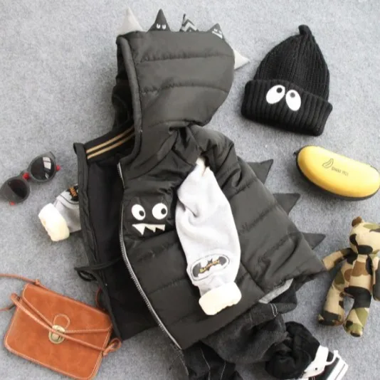 only vest 1pc new autumn winter boys monster design cotton-padded vest boys thick warm sleeveless garment boys bread clothes
only vest 1pc new autumn winter boys monster design cotton-padded vest boys thick warm sleeveless garment boys bread clothes