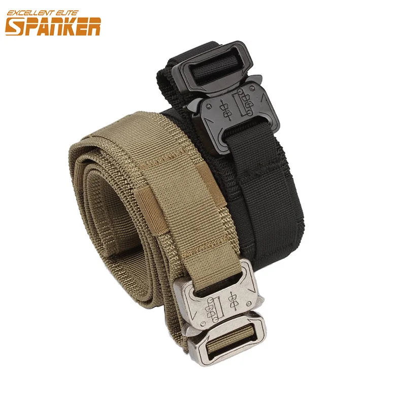 EXCELLENT ELITE SPANKER Outdoor Tactical Molle Men Waist Belt Military CS Equipment Universal Belts Metal Buckle 1.5 inch width
EXCELLENT ELITE SPANKER Outdoor Tactical Molle Men Waist Belt Military CS Equipment Universal Belts Metal Buckle 1.5 inch width