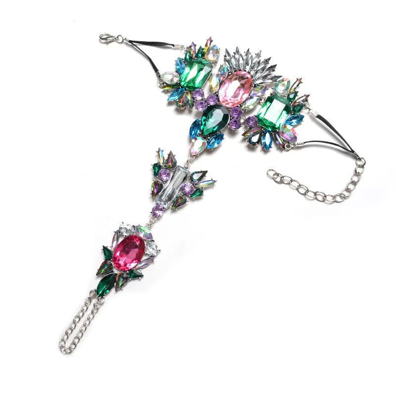 BK New Women Summer Beach Charm Crystal Beads Anklets Bracelet Statement Pulseras Gem Crystal Hand Chain Alloy Bracelet
BK New Women Summer Beach Charm Crystal Beads Anklets Bracelet Statement Pulseras Gem Crystal Hand Chain Alloy Bracelet