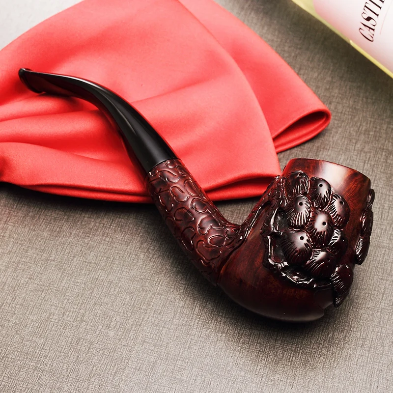 Новинка 2020 курительные трубки ADOUS в китайском стиле ручной работы 9 мм tiger|briar tobacco