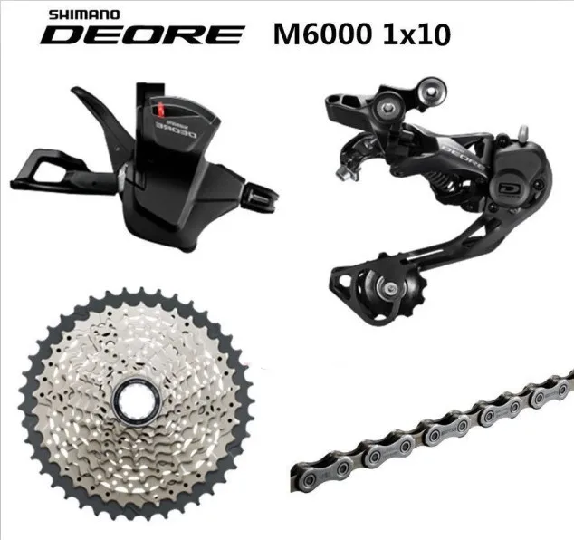 SHIMANO DEORE M6000 1x10 10 s Скорость 11-42 т список групп содержит переключения рычага и сзади