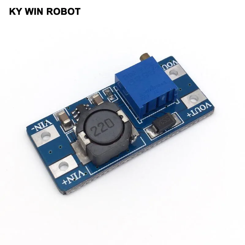 1PCS MT3608 DC-DC Step Up Converter Booster Power Supply Module Boost Step-up Board MAX output 28V 2A For Arduino
1PCS MT3608 DC-DC Step Up Converter Booster Power Supply Module Boost Step-up Board MAX output 28V 2A For Arduino