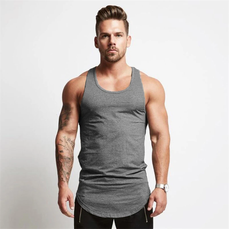 New Brand Solid Bodybuilding Stringer Tank Top Men Fitness Tanktop Singlet Workout Sleeveless Shirt Man Undershirt Gyms Clothing
New Brand Solid Bodybuilding Stringer Tank Top Men Fitness Tanktop Singlet Workout Sleeveless Shirt Man Undershirt Gyms Clothing