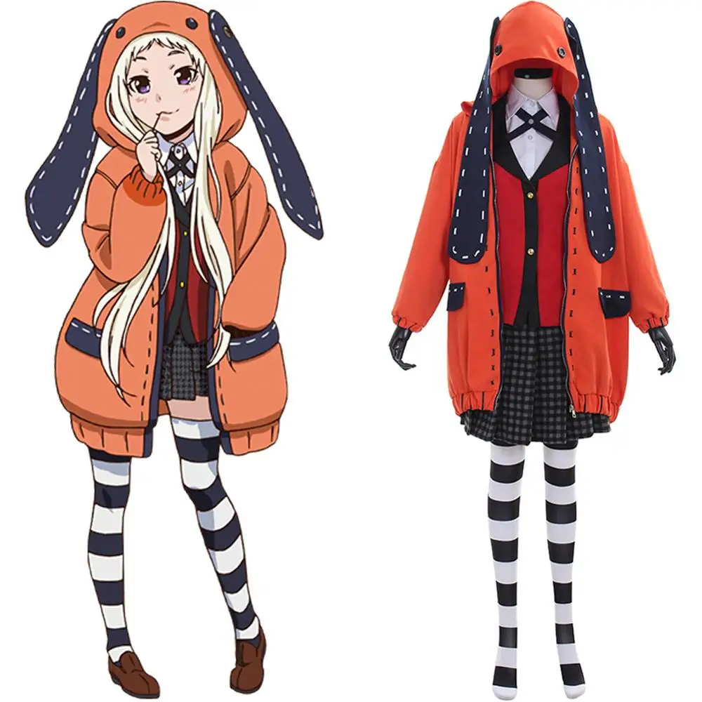 Kakegurui Yomoduki Runa Cosplay Costume wig Full set outfit women Halloween Carnival costumes
Kakegurui Yomoduki Runa Cosplay Costume wig Full set outfit women Halloween Carnival costumes