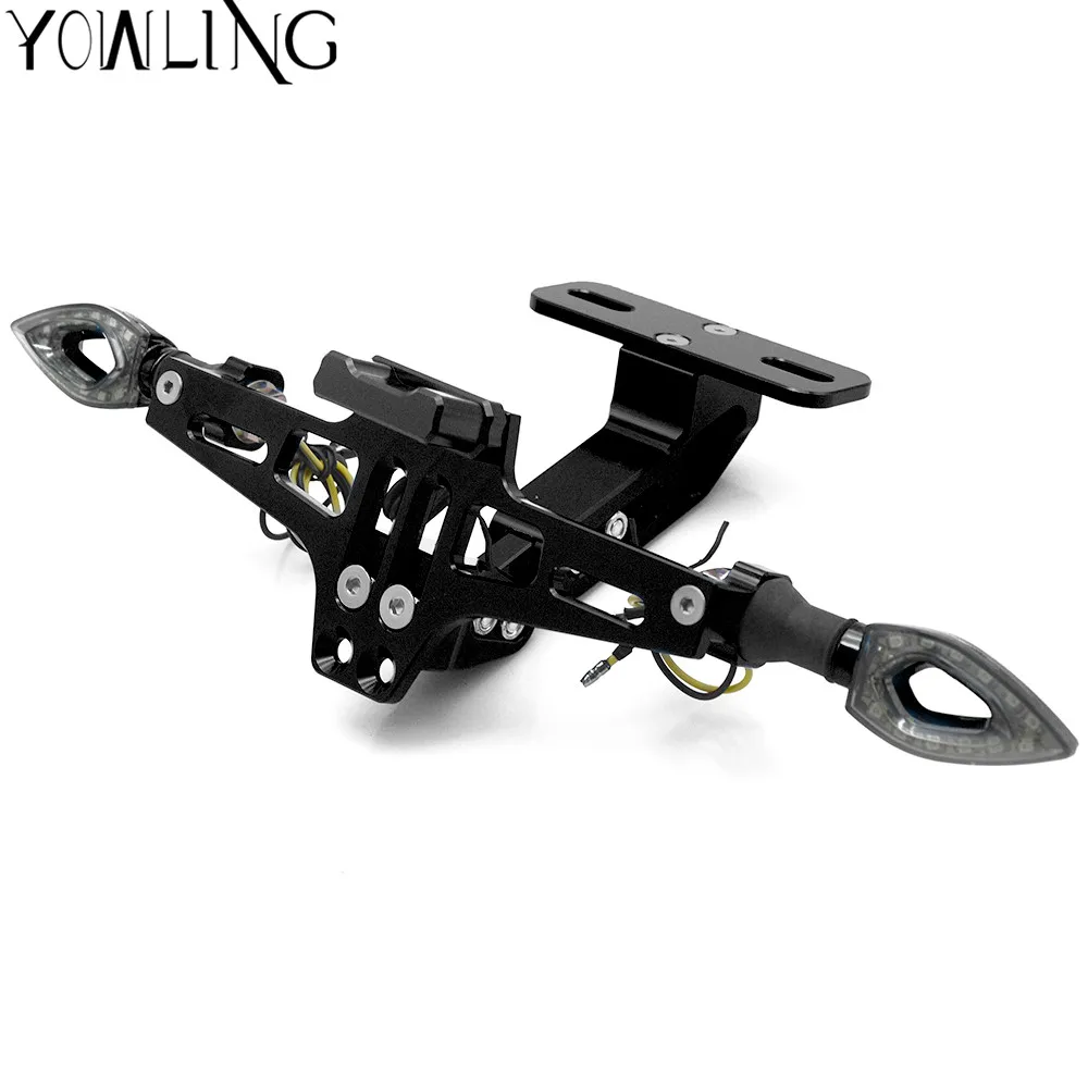 Motorcycle Side Mount Tail Light Brake License Plate Bracket Taillight with LED Turn Signal light for Suzuki Yamaha Honda
Motorcycle Side Mount Tail Light Brake License Plate Bracket Taillight with LED Turn Signal light for Suzuki Yamaha Honda