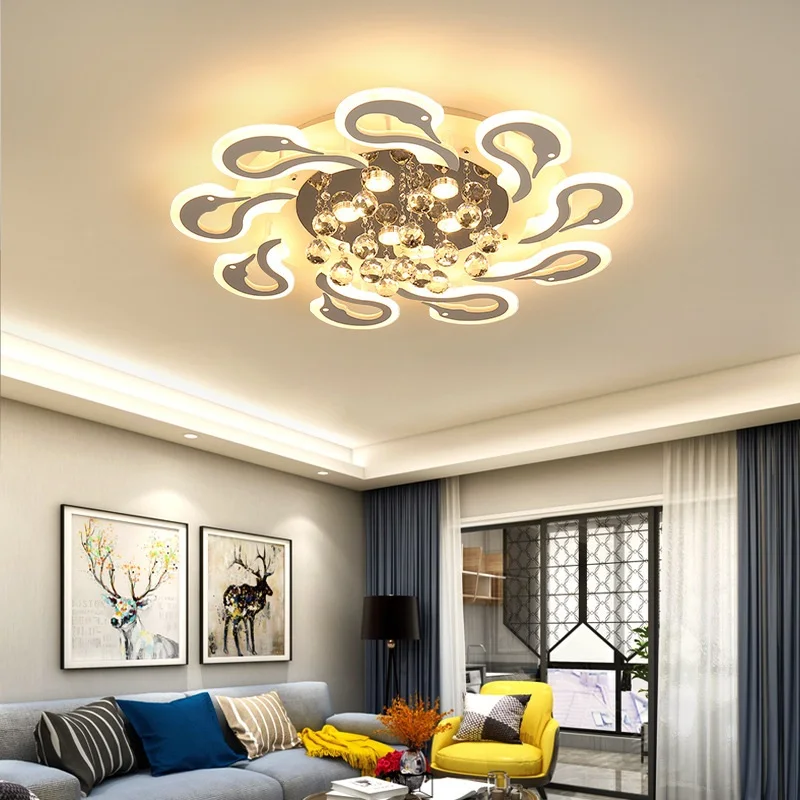 Creative Acrylic Crystal LED Ceiling Lights Living room bedroom dining room study ceiling lamps Commercial lighting
Creative Acrylic Crystal LED Ceiling Lights Living room bedroom dining room study ceiling lamps Commercial lighting