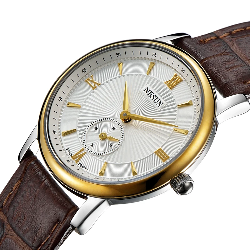Nesun Switzerland Luxury Brand Watch Women Japan MIYOTA Quartz Movement Women's Watches Genuine Leather Couple's clock N8501-LW3
Nesun Switzerland Luxury Brand Watch Women Japan MIYOTA Quartz Movement Women's Watches Genuine Leather Couple's clock N8501-LW3