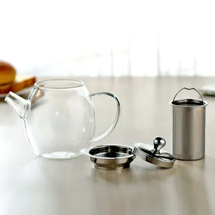 Hot sale Heat-resistant transparent glass teapot stainless steel filter Afternoon tea glass kung fu tea set Free shipping
Hot sale Heat-resistant transparent glass teapot stainless steel filter Afternoon tea glass kung fu tea set Free shipping