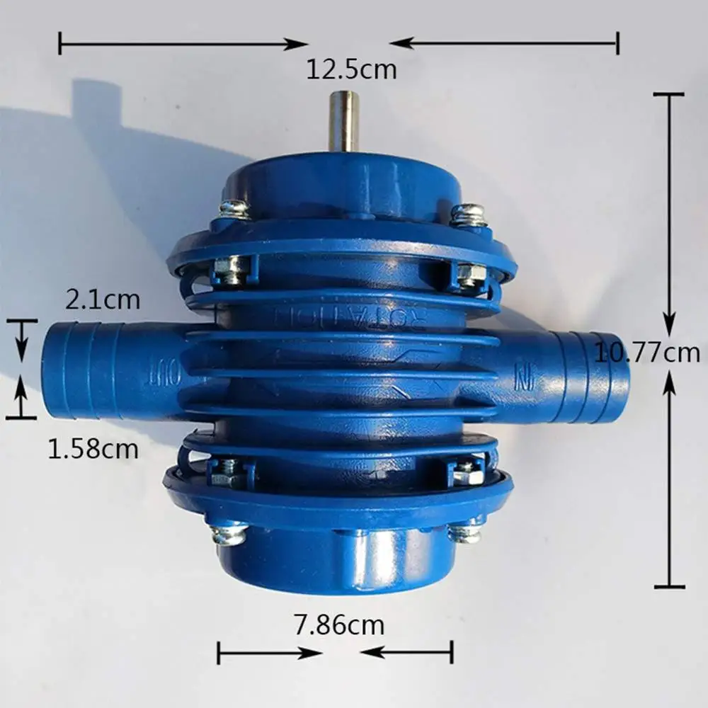 Heavy Duty Self-Priming Hand Electric Drill Water Pump Home Garden Centrifugal Pump Water Pump - Blue
Heavy Duty Self-Priming Hand Electric Drill Water Pump Home Garden Centrifugal Pump Water Pump - Blue