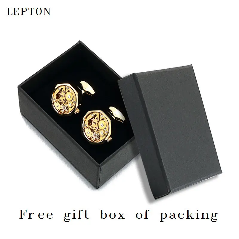 Hot Sale Functional Watch Movement Cufflinks Stainless Steel Steampunk Gear Watch Mechanism Cuff links for Mens With Gift Box
Hot Sale Functional Watch Movement Cufflinks Stainless Steel Steampunk Gear Watch Mechanism Cuff links for Mens With Gift Box
