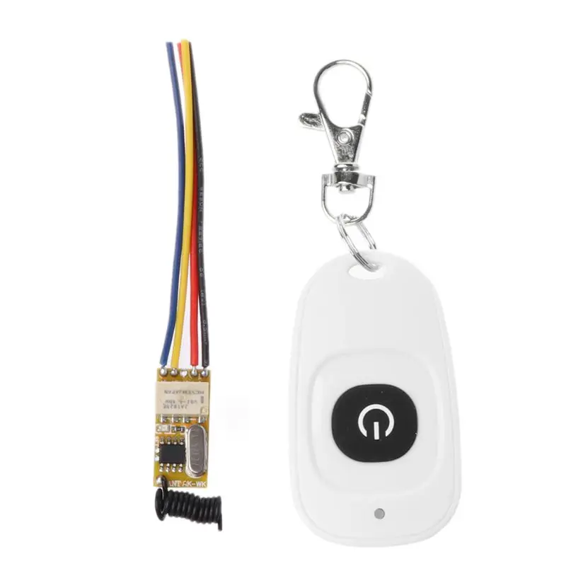 RF 1CH Mini Remote Control Switch Waterproof 12V DC3.7V To 24V Universal Relay Transmitter 433MHz Receiver Module Home Office
RF 1CH Mini Remote Control Switch Waterproof 12V DC3.7V To 24V Universal Relay Transmitter 433MHz Receiver Module Home Office