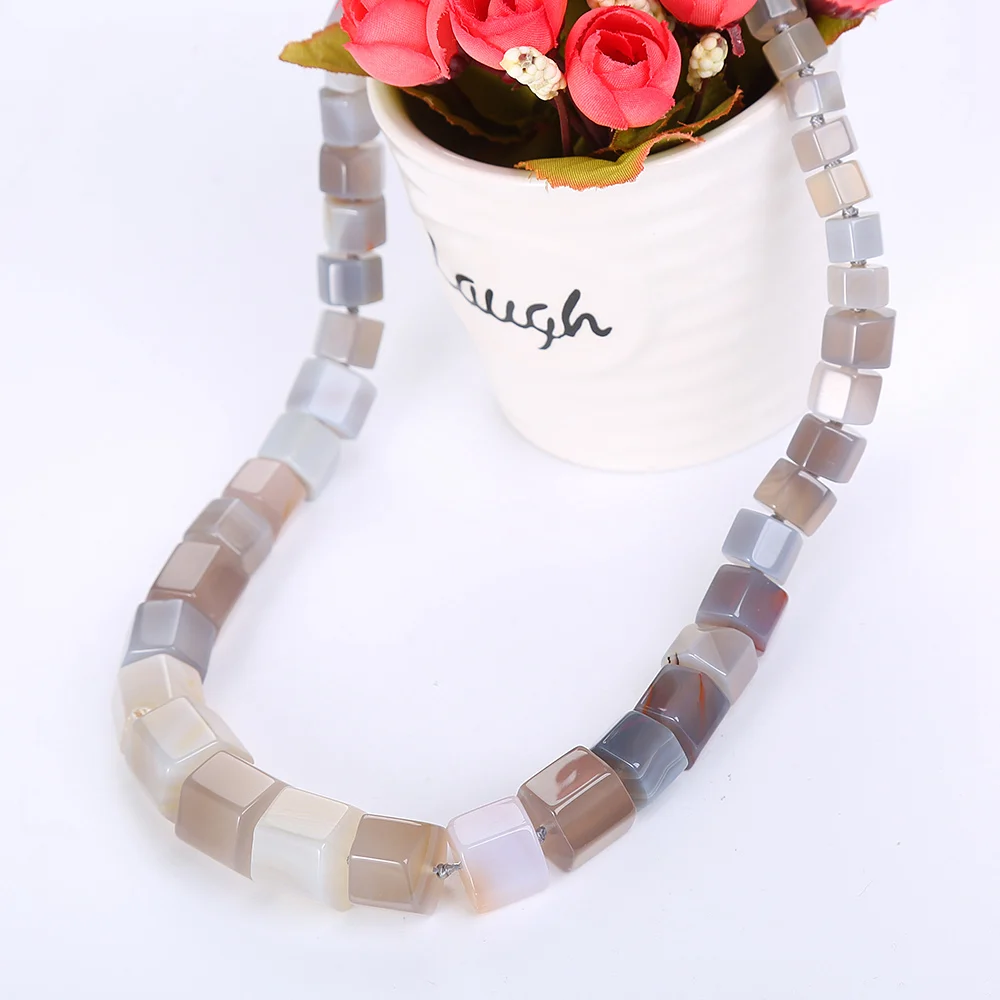 Blue Rainbow Natural Stone Necklace Choker Men Magnesite Square Diamond Stone Gemstone Power Crystal Male Fine Jewelry Gift NEW
Blue Rainbow Natural Stone Necklace Choker Men Magnesite Square Diamond Stone Gemstone Power Crystal Male Fine Jewelry Gift NEW