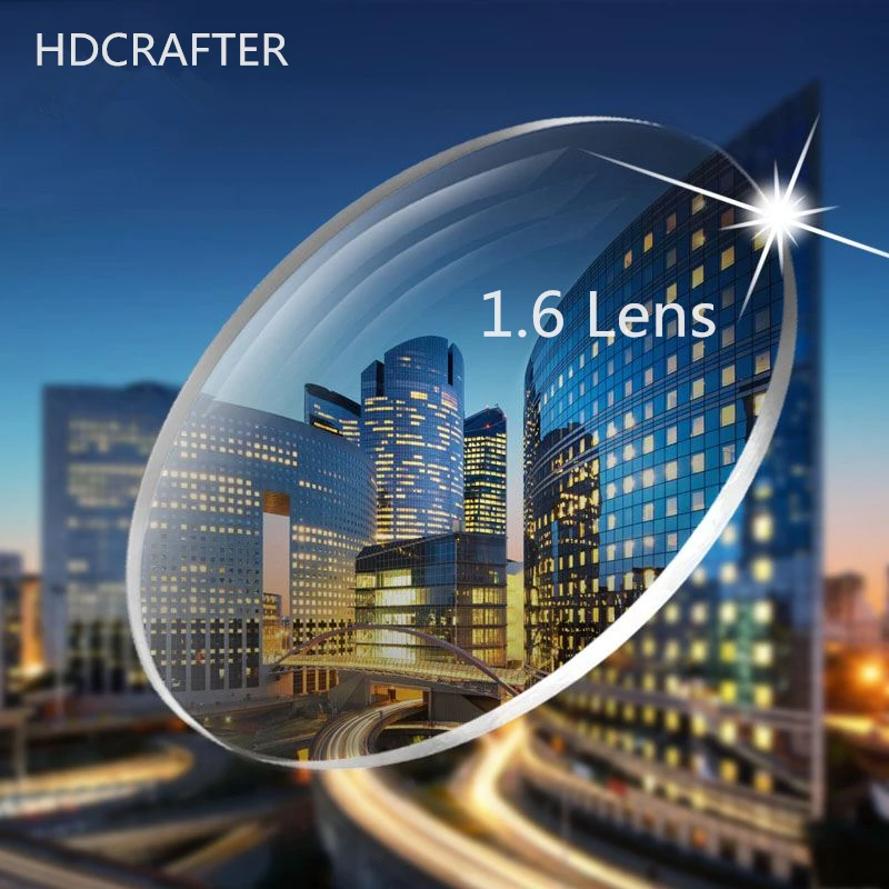 HDCRAFTER 2 Pcs P1.61 and 1.67 Prescription Lenses Aspheric Myopia Hyperopia Lens SPH -1000 to +600 Optical Glasses Lens
HDCRAFTER 2 Pcs P1.61 and 1.67 Prescription Lenses Aspheric Myopia Hyperopia Lens SPH -1000 to +600 Optical Glasses Lens