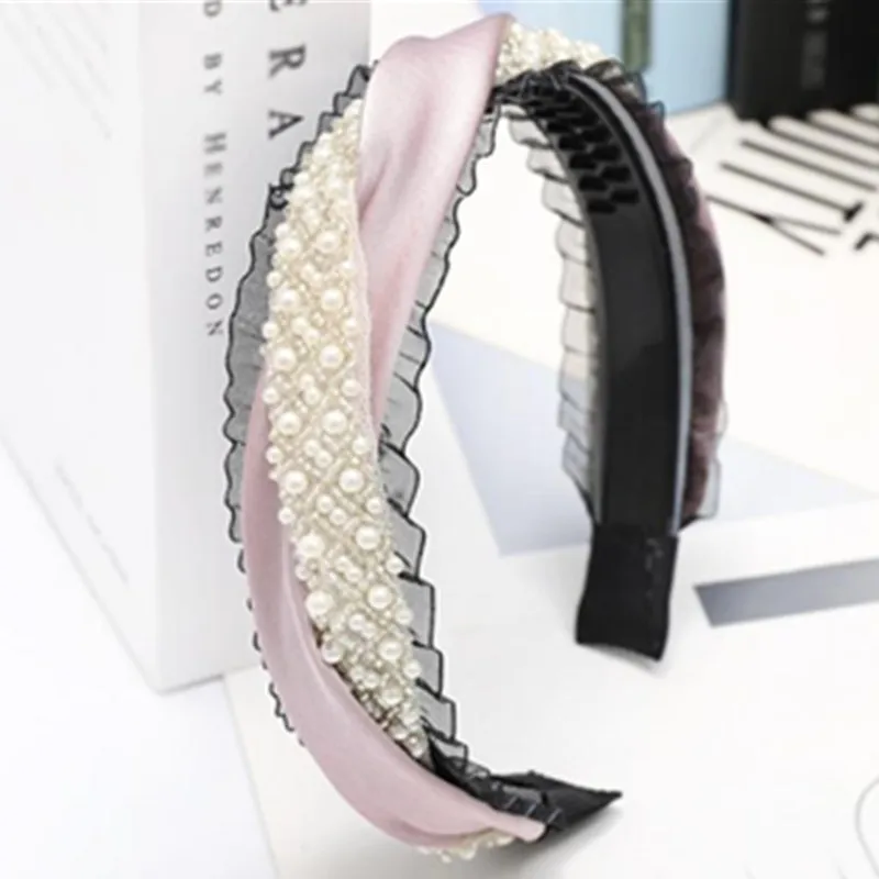 Handmade Headband Pearls Women Sweet Twist Headband Hairband Toothed Solid Head Band Adults Headwear Headband Hair Hoop
Handmade Headband Pearls Women Sweet Twist Headband Hairband Toothed Solid Head Band Adults Headwear Headband Hair Hoop