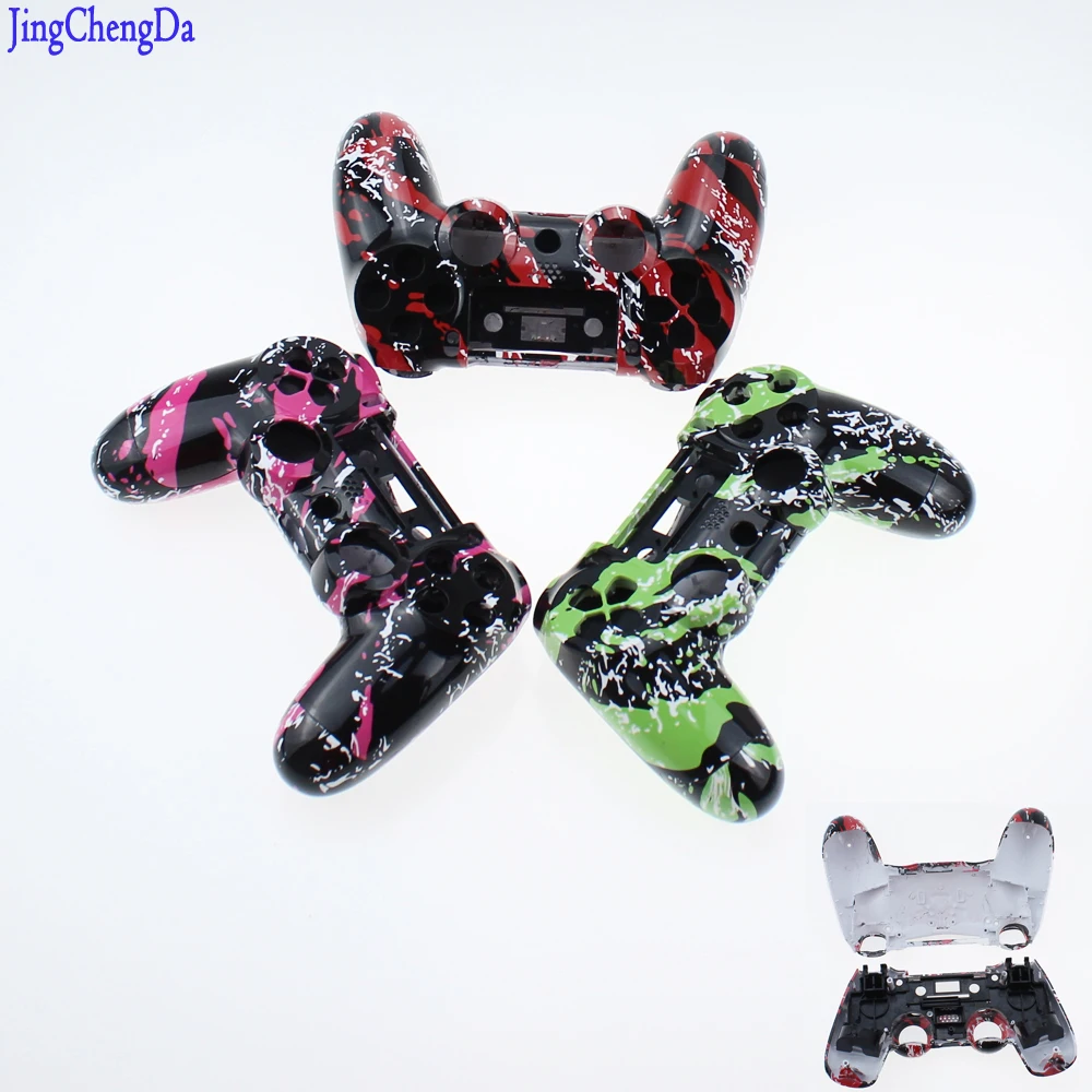 JCD Camouflages Housing Shell Case Full Set Buttons Cover Plate Middle Stand for PS4 Controller
JCD Camouflages Housing Shell Case Full Set Buttons Cover Plate Middle Stand for PS4 Controller