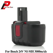 24В 3.0Ah Ni MH для Bosch батарея электроинструмента: 12524 GKG24V 2607335279 BH 2424