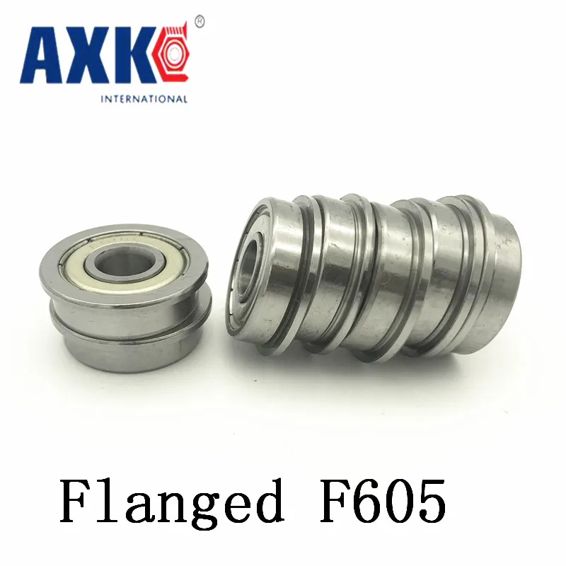Axk F605zz Flange Bearing 5x14x5 Mm Abec-1 ( 10 Pcs ) F605 Z Zz Flanged Ball Bearings
Axk F605zz Flange Bearing 5x14x5 Mm Abec-1 ( 10 Pcs ) F605 Z Zz Flanged Ball Bearings