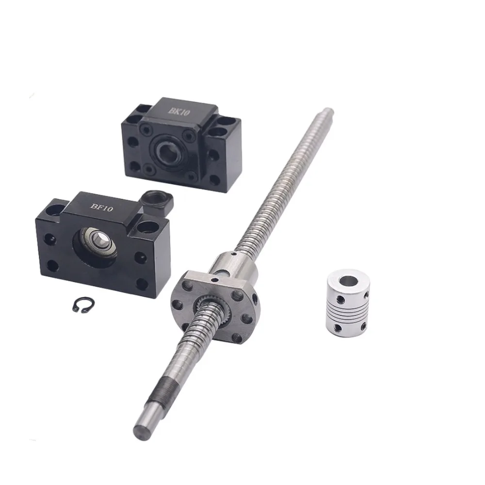 SFU1204 set:SFU1204 L-800mm rolled ball screw C7 with end machined + 1204 ball nut + BK/BF10 end support + coupler for CNC parts
SFU1204 set:SFU1204 L-800mm rolled ball screw C7 with end machined + 1204 ball nut + BK/BF10 end support + coupler for CNC parts