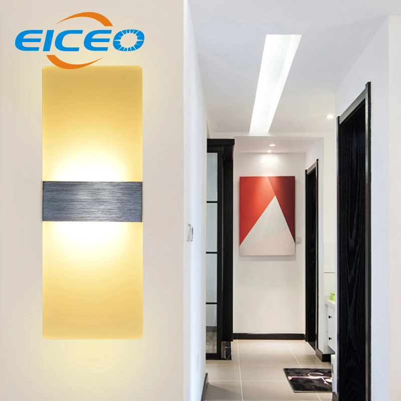 (EICEO) Acrylic Modern Minimalist LED Wall Lamp Light Hotel Furniture Bedroom Bedside Mirror Front Lamps Creative Sconce AC220V
(EICEO) Acrylic Modern Minimalist LED Wall Lamp Light Hotel Furniture Bedroom Bedside Mirror Front Lamps Creative Sconce AC220V