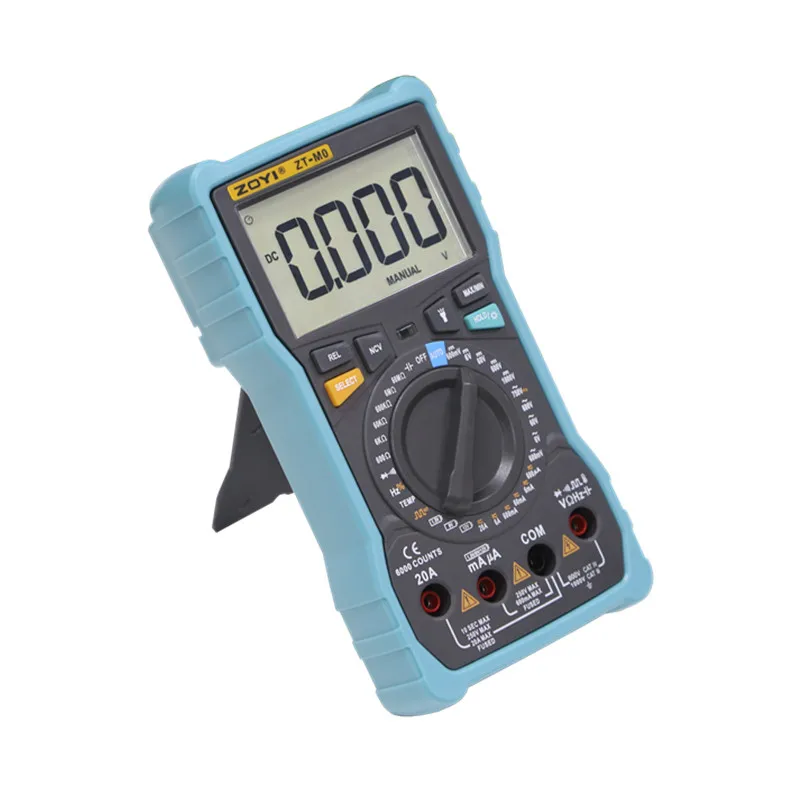 ZOYI ZT-M0 ZT-M1 True-RMS Digital Multimeter Auto and Manual With Analog Bar Graph AC/DC Voltage Ammeter Current Ohm
ZOYI ZT-M0 ZT-M1 True-RMS Digital Multimeter Auto and Manual With Analog Bar Graph AC/DC Voltage Ammeter Current Ohm