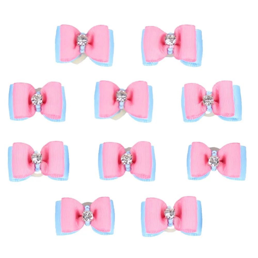 10pcs Dog Bows For Puppy Small Dogs Handmade Bicolor Bowknots Yorkshire Terrier Hair Grooming Accessories Wholesale Support
10pcs Dog Bows For Puppy Small Dogs Handmade Bicolor Bowknots Yorkshire Terrier Hair Grooming Accessories Wholesale Support