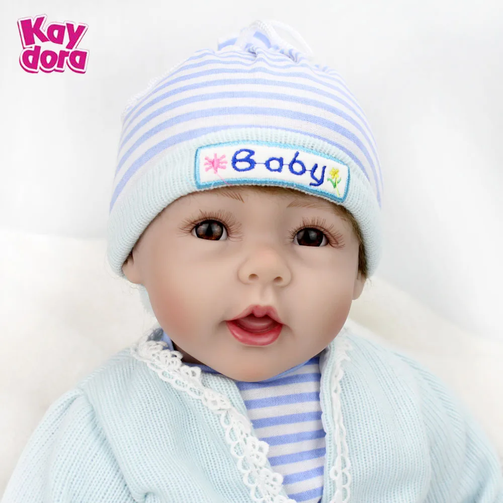 22 дюйма 55 см силиконовые куклы Reborn Baby реалистичные дети младенцы мальчик игрушки