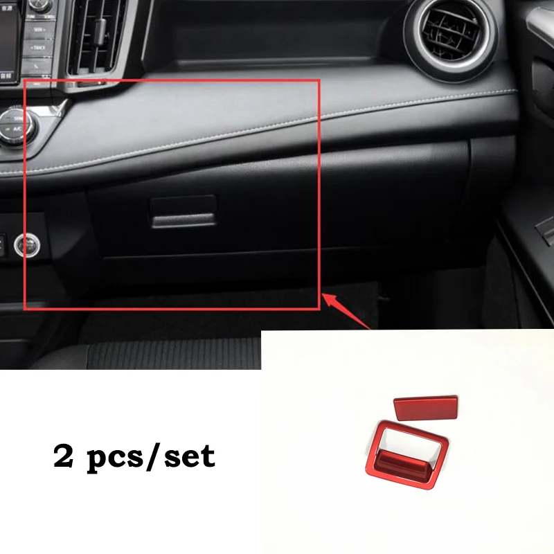 For Toyota RAV4 2016 2017 ABS Plastic Red Car interior copilot glove Box handle bowl Cover Trim Decoration Car accessories 2pcs
For Toyota RAV4 2016 2017 ABS Plastic Red Car interior copilot glove Box handle bowl Cover Trim Decoration Car accessories 2pcs