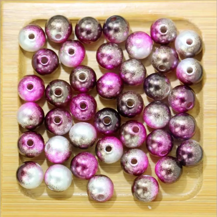 Rainbow Color 12# Round 4/6/8/10mm ABS Imitation Pearl Beads Hole Loose Beads Diy Jewelry Necklace Making for women 50-500PCS
Rainbow Color 12# Round 4/6/8/10mm ABS Imitation Pearl Beads Hole Loose Beads Diy Jewelry Necklace Making for women 50-500PCS