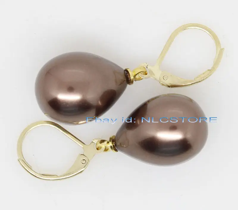 Hot sale Free Shipping 5PCS >>12mm*16mm drop brown mother f pearl shell pearl gem earring fashion jewelr
Hot sale Free Shipping 5PCS >>12mm*16mm drop brown mother f pearl shell pearl gem earring fashion jewelr