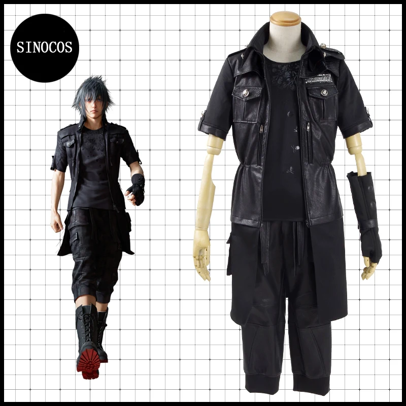 Костюм для косплея Фэнтези XV FF15 Noctis Lucis Caelum костюм женщин и мужчин любого размера