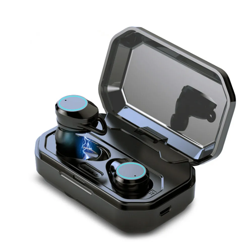 Mini Wireless Earbuds 5.0 Bluetooth Earphones 3D Deep bass Waterproof noise canceling headset handfree Sport Earpieces for phone
Mini Wireless Earbuds 5.0 Bluetooth Earphones 3D Deep bass Waterproof noise canceling headset handfree Sport Earpieces for phone