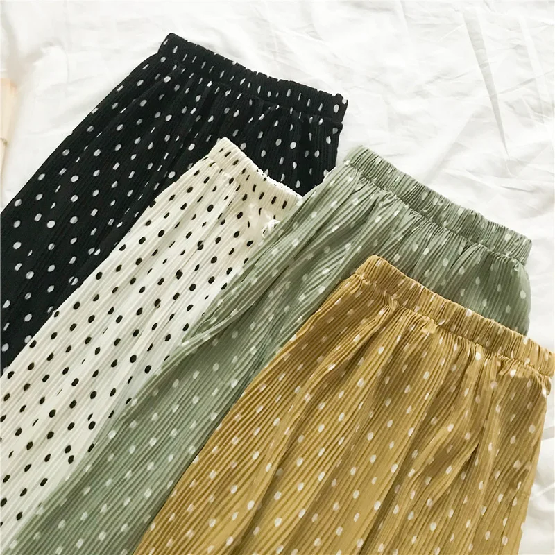 OLGITUM Polka Dot Pleated Skirt 2020 Summer Korean Chic Long High Waist Slim Pleated Skirt School Skirt Sweet Midi Skirt Saia
OLGITUM Polka Dot Pleated Skirt 2020 Summer Korean Chic Long High Waist Slim Pleated Skirt School Skirt Sweet Midi Skirt Saia