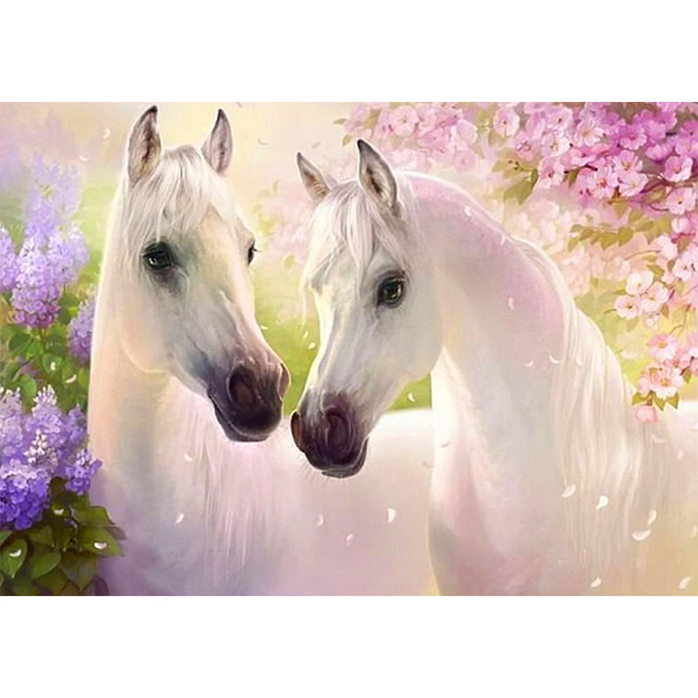LI LOYE Needle Arts DIY Diamond Painting Cross Stitch White horse couple Diamond Embroidery Flowers Scenery Drill Picture RT506
LI LOYE Needle Arts DIY Diamond Painting Cross Stitch White horse couple Diamond Embroidery Flowers Scenery Drill Picture RT506