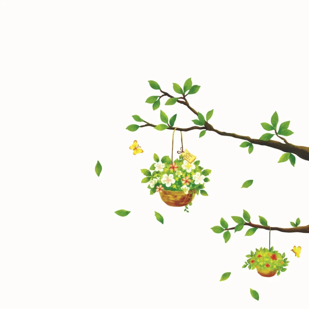 LP Wholesale-New Design Home Wall Sticker Removable Pattern Decoration Wall Paster/Poster Basket of flowers hanging tree AY725
LP Wholesale-New Design Home Wall Sticker Removable Pattern Decoration Wall Paster/Poster Basket of flowers hanging tree AY725
