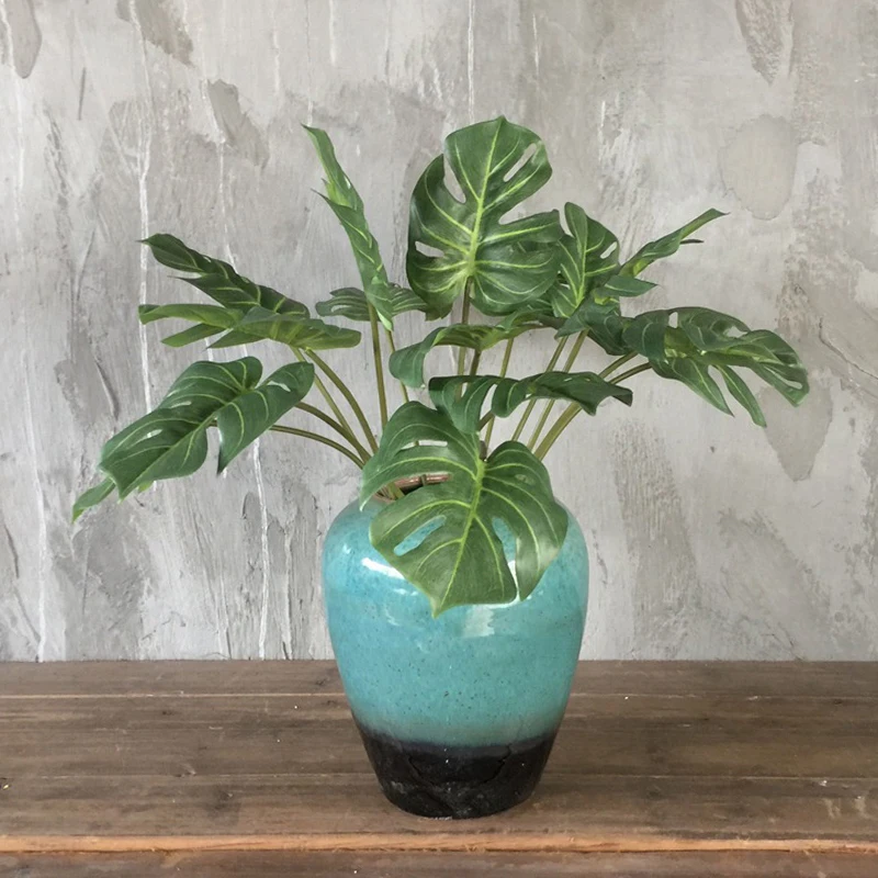 1pcs Real touch Artificial Palm Tree Leaves Flower Plastic Latex Coating Monstera Leaf Plant Branch for Home Garden Decorations
1pcs Real touch Artificial Palm Tree Leaves Flower Plastic Latex Coating Monstera Leaf Plant Branch for Home Garden Decorations