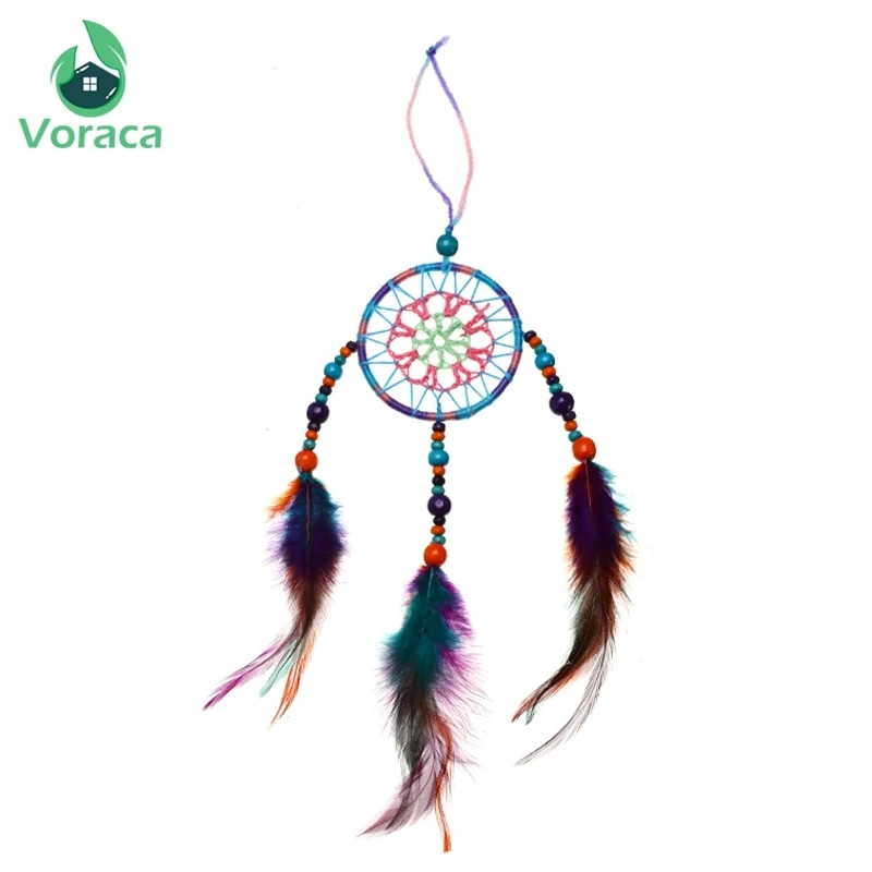 Handmade Colorful Dream Catcher Hanging Net Home Office Car Decoration Wind Chimes Craft Party Decor Gifts Fashion Indian Style | Дом и сад