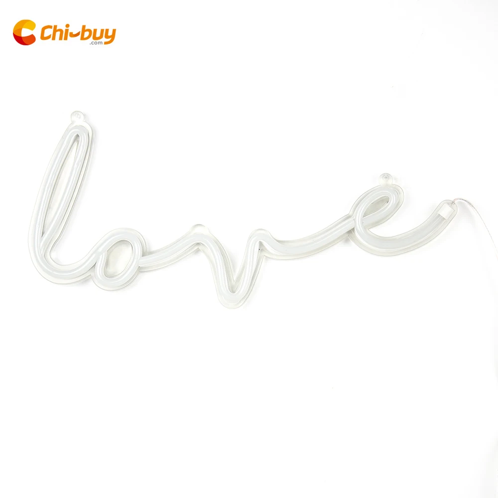 Chi-buy Custom Neon Sign letters Light Wall hanging LED NEON White Love sign Home Decor gift Neon Sign Lights
Chi-buy Custom Neon Sign letters Light Wall hanging LED NEON White Love sign Home Decor gift Neon Sign Lights