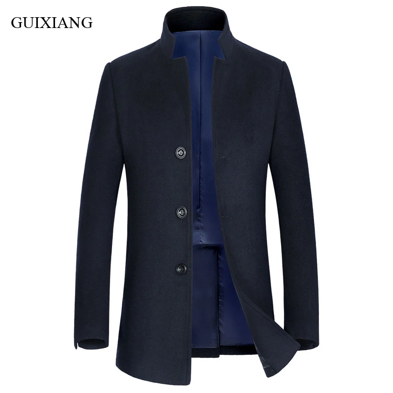 New Arrival Autumn Style Men Boutique Stand Collar Woolen Jacket Business Casual Single Breasted Solid Woolen Overcoat M-3XL
New Arrival Autumn Style Men Boutique Stand Collar Woolen Jacket Business Casual Single Breasted Solid Woolen Overcoat M-3XL