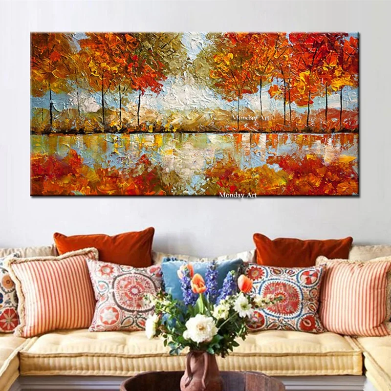 100% Hand Painted Textured Palette Knife Red Flower Oil Painting Abstract Modern Canvas Wall Art Living Room Decor Picture
100% Hand Painted Textured Palette Knife Red Flower Oil Painting Abstract Modern Canvas Wall Art Living Room Decor Picture