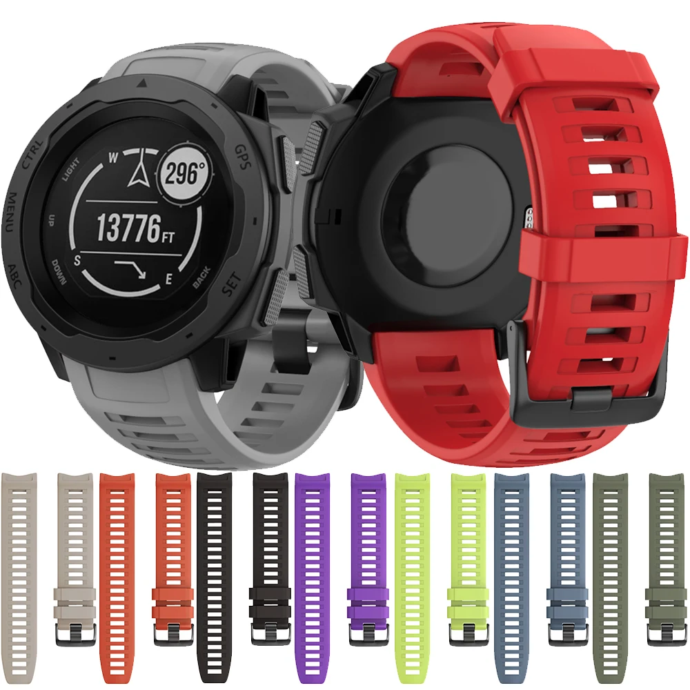 22 мм ремешок для наручных часов для Garmin Instinct, мягкий силиконовый ремешок для замены часов для Garmin Instinct Smart Watch
22 мм ремешок для наручных часов для Garmin Instinct, мягкий силиконовый ремешок для замены часов для Garmin Instinct Smart Watch