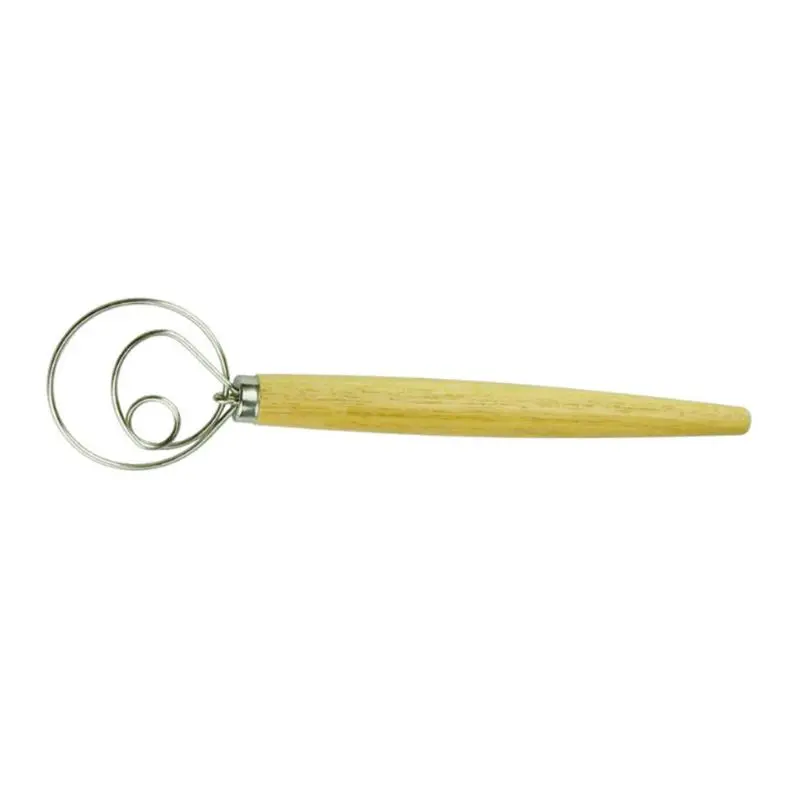 New Mixer Tool Bread Dough Whisk Mixer Egg Beater Wood Handle Tools Blender Stick Kitchen Supplies
New Mixer Tool Bread Dough Whisk Mixer Egg Beater Wood Handle Tools Blender Stick Kitchen Supplies