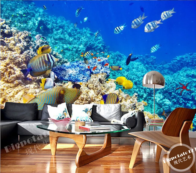 Custom 3D large murals,beautiful dream colorful deep sea fish coral landscape , living room sofa TV wall bedroom wall paper
Custom 3D large murals,beautiful dream colorful deep sea fish coral landscape , living room sofa TV wall bedroom wall paper