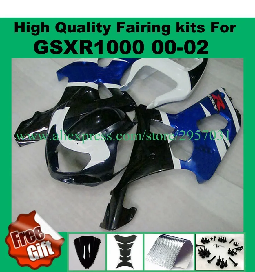 Injection bodywork for SUZUKI GSXR1000 00 01 02 fairings GSX-R1000 2000 2001 2002 Fairing kit #36E-5O , 9gifts
Injection bodywork for SUZUKI GSXR1000 00 01 02 fairings GSX-R1000 2000 2001 2002 Fairing kit #36E-5O , 9gifts
