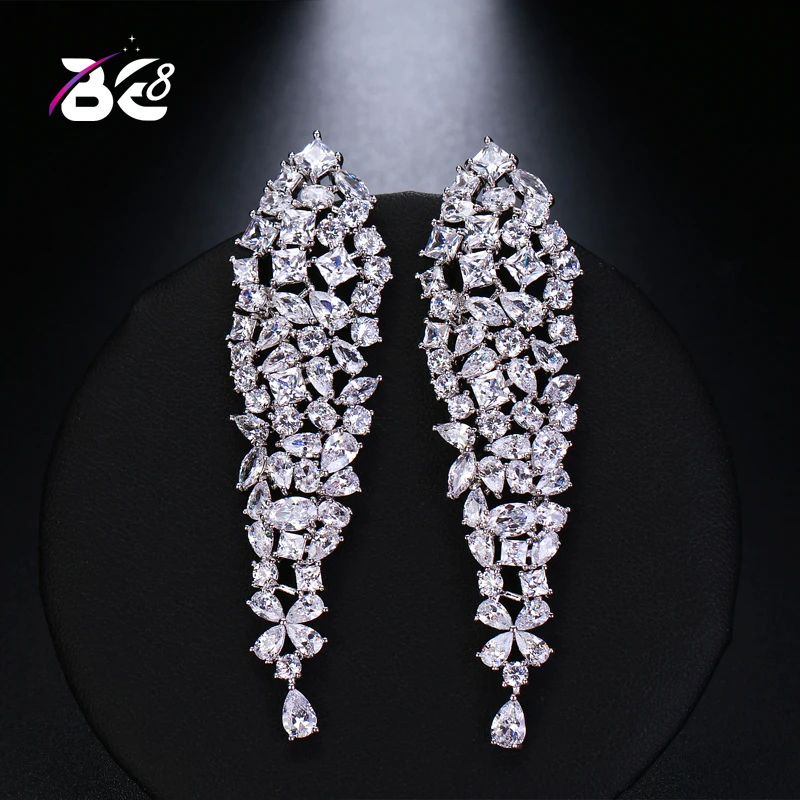 Be 8 Brand Hot New Fashion AAA Cubic Zirconia Gorgeous Flower Long Dangle Drop Earrings for Women Bridal Wedding Gift E447
Be 8 Brand Hot New Fashion AAA Cubic Zirconia Gorgeous Flower Long Dangle Drop Earrings for Women Bridal Wedding Gift E447