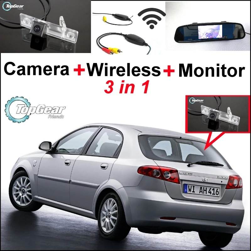 Специальная Wi-Fi камера заднего вида 3 в 1 + беспроводной приемник + зеркальный монитор система парковки для Daewoo Lacetti Premiere Matiz Nubira
Специальная Wi-Fi камера заднего вида 3 в 1 + беспроводной приемник + зеркальный монитор система парковки для Daewoo Lacetti Premiere Matiz Nubira