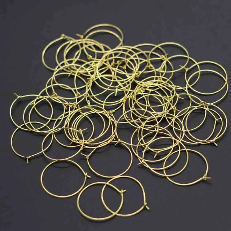 100pcs 20MM 25MM 30MM 35MM Round Loop Hoop Circle Earrings Iron Wire Earring Blank Ear Hook for DIY Earring Jewelry Findings
100pcs 20MM 25MM 30MM 35MM Round Loop Hoop Circle Earrings Iron Wire Earring Blank Ear Hook for DIY Earring Jewelry Findings
