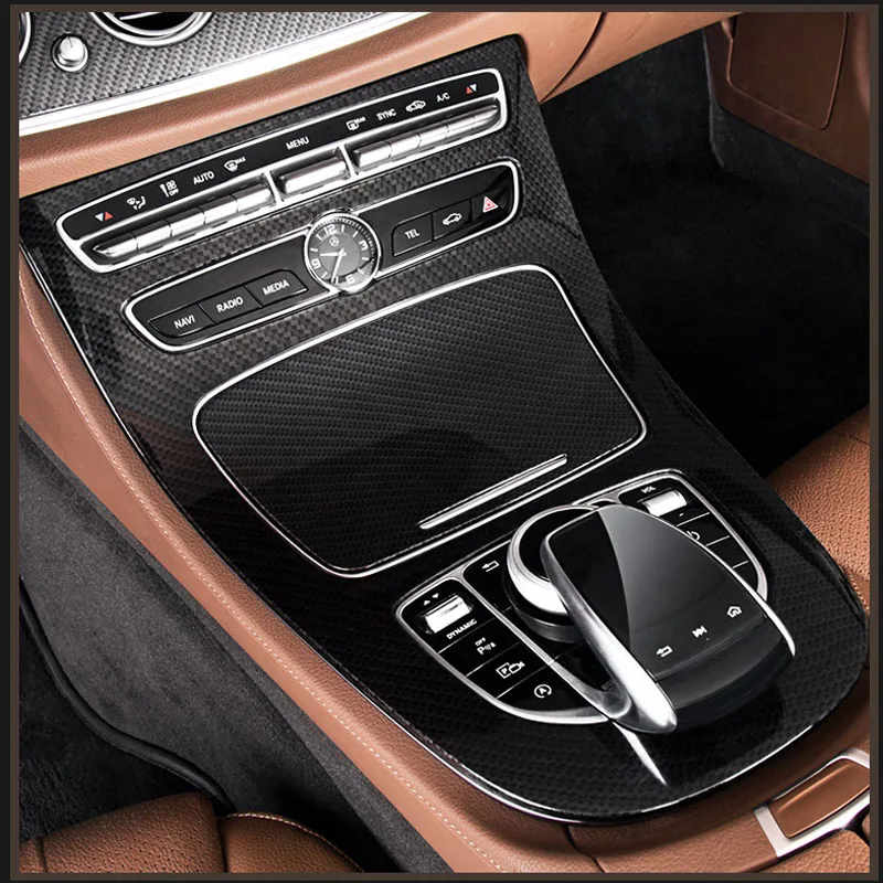 ABS Carbon Console Gear Panel Cover Trim For Mercedes Benz E-Class W213 2016-17
ABS Carbon Console Gear Panel Cover Trim For Mercedes Benz E-Class W213 2016-17