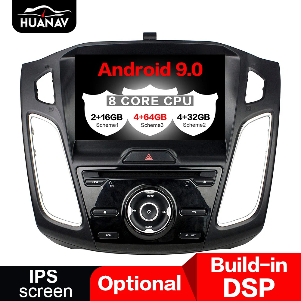 DSP Android 9.0 Car GPS Navigation DVD Player For Ford Focus 2015-2018 audio auto stereo Headunit multimedia radio recorder navi
DSP Android 9.0 Car GPS Navigation DVD Player For Ford Focus 2015-2018 audio auto stereo Headunit multimedia radio recorder navi