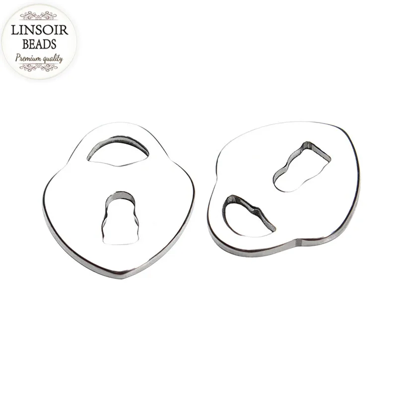 100pcs/lot Stainless Steel Silver Color Charms Connectors For Bracelet Necklace Blank Stamping Tags For Jewelry Making F3584
100pcs/lot Stainless Steel Silver Color Charms Connectors For Bracelet Necklace Blank Stamping Tags For Jewelry Making F3584