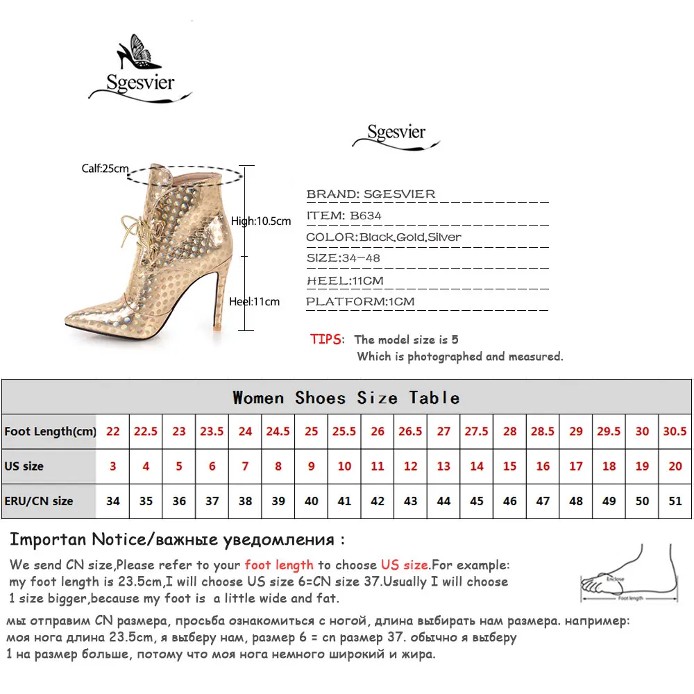 Sgesvier Lace Up Patent Leather Pointed Toe Ankle Boots Shoes Woman Autumn Winter Plus Fur Warm Boots Heel Stiletto Botas B634
Sgesvier Lace Up Patent Leather Pointed Toe Ankle Boots Shoes Woman Autumn Winter Plus Fur Warm Boots Heel Stiletto Botas B634